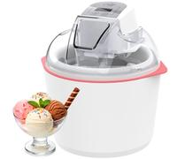 Ice Cream Maker 1.6L for Gelato, Sorbet & Frozen Yogurt | Ready in 30 Minutes, LCD Screen & Timer, Double Pre-Freeze Bowl, 4-8 Servings Capacity, Homemade Desserts