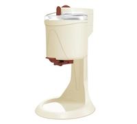 Ice Cream Maker 220V/20W Fully Automatic, 1L Large Capacity Mini Electric Fruit DIY Kitchen Ice Cream Machine for Delicious Homemade Rolls