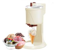 Ice Cream Maker, Automatic DIY Machine for Yogurt, Milkshake, and Slush, Compact Kitchen Appliance for Easy Fruit Desserts