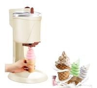 Ice Cream Maker - Automatic Mini Machine for Homemade Soft Serve, Fast Dessert Preparation, Easy to Use, Compact Design for Homemade Treats