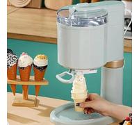 Ice Cream Maker - Automatic Mini Soft Serve Machine for Home, DIY Fruit Creami Dessert Maker, Compact Icecream Appliance