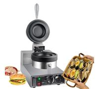 Ice Cream Maker Burger Press, Waffle Sandwich Maker, Non-Coated, Flip Waffle Creator for Household or Commercial Use, 220V - Perfect for Creative Desserts