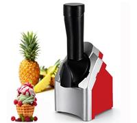 Ice Cream Maker For Home, Frozen Dessert Maker, Dessert Fruit Serve Ice Cream Machine, For Making Healthy Soft Serve Sherbet, Sorbet, Fruit Ice Cream, Frozen Yogurt For Kids red