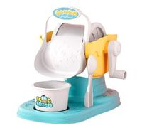 Ice Cream Maker: Frozen Dessert Serving Machine, Manual Fruit Whisking Device, Quick Wash Non-Stick Freezer Bowl | Simple Mixing Preparation