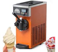 Ice Cream Maker Machine for Home and Commercial Use, 2.5L Hopper, Single Flavor Soft Serve Ice Cream Machine for Restaurants and Snack Bars