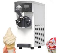 Ice Cream Maker Machine for Home and Commercial Use, 2.5L Hopper, Single Flavor Soft Serve Ice Cream Machine for Restaurants and Snack Bars