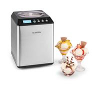 Ice cream Maker Machine Frozen Yoghurt Electric Timer Scoop 250W 2.5 L Silver