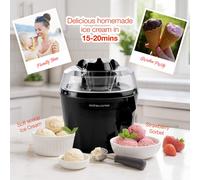 Ice Cream Maker Machine Gelato | Sorbet | Frozen Yoghurt 1.5 Litre Andrew James
