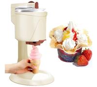 Ice Cream Maker Machine - Household Ice Cream Dispenser with Detachable Bowl and Mixing Paddle, Pre-Freezing Function, 1L Capacity