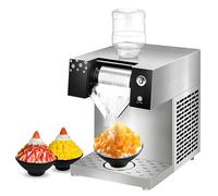 Ice Cream Maker Machine - Stainless Steel Electric Snow Cone Maker | Electric Snow Cone Maker - Commercial Stainless Steel Machine with Adjustable Speed for Ice Desserts at Events and Shops