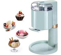 Ice Cream Maker Mini Automatic for DIY Frozen Yogurt, Soft Serve, Sorbet, Gelato, and Drinks - Kitchen Home Appliance