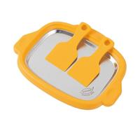 Ice Cream Maker - Reusable Rolled Ice Cream, Reusable Tray Easy Bake with 2 Scrapers, Large Size with Quick-Chill Base, Maker for Homemade Soft Serve, Sorbet, Dessert, Yogurt, Kids, Beginners, Family