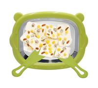 Ice Cream Maker - Sherbet Machine | Dessert Fruit Mker Stainless Steel No Electricity Mandatory Includes 1 Pair Spatulas For Making Ice, Dessert, Ice Cream