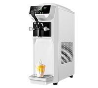 Ice Cream Maker with Auto Cleaning - 3.8L Large Hopper, 16L/H Fast Production, 5-8 Servings, Smart Touch Control, Stainless Steel Mixer for Home & Commercial Use