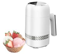 Ice Cream Maker with Digital Timer - Automatic 300ML Dessert Sorbet Maker for Home and Kitchen Use - 60W Cooling for Homemade Ice Cream and Frozen Yogurt