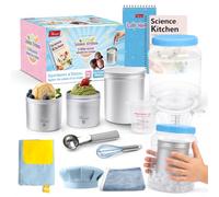 Ice Cream Making Kit for Kids - STEM Science Toy Ages 5-12, Recipe Cards | Flavery Science Kits for Kids Age 5+, Educational Food Science Experiments, Make Your Own Ice Cream, Fun Family Games