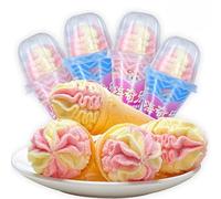 Ice Cream marshmallows,Soft candies,Healthy snacks,instant pastries,Dim sum,Confectionery,Fruit & Chewy,Sweets Gifts,desserts,snack foods,Vegan,delicious Chinese snack gifts (10 PCS)