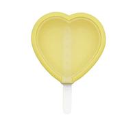 Ice Cream Mold Heart 40ml Temperature Resistant Maker -20-200℃ Kitchen Washable Cube Chocolate Pudding Making Mould Yellow