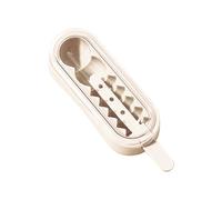 Ice Cream Mold, Non-Stick Freezer Maker for Quick Homemade Ice Treats, Flexible Release System with Easy Fill Design, Beverage Cooling Mold for Juice Yogurt Jam and Cold Drinks, 7.48x2.36x1.26inch