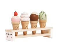 Le Toy Van - Educational Wooden Toy Honeybake Ice Creams Pretend Play Kids Playset | 6 Pieces - Great Gifts For A Boy Or Girl - Best for 2, 3, 4 and 5 Year Olds