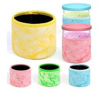 Ice Cream Neoprene Sleeve for Ninja Creami Deluxe Pints, 4 Pack Reusable Insulated Sleeves Compatible with NC50 0 NC501 Series Ice Cream Maker Containers (Containers not Included)