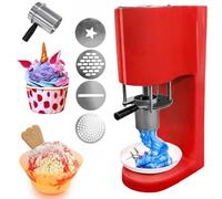 Ice Cream Noodle Extruder - Multi-Shape Spaghetti Press Machine, 4 Molds, 30L/h Output, 6-8s/Cup, Ideal for Dessert Shops, Bars, Restaurants