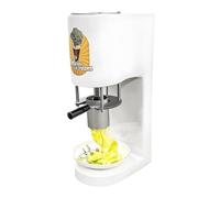 Ice Cream Noodle Extruder, Professional Spaghetti Ice Cream Press Machine,7.9 Gal/Hr Gelato Ice Cream Maker 4 types Noodle forming outlet,for Dessert Shops Amusement Parks Use(White)