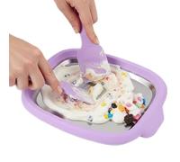 Ice Cream Pan, Treat Making, Instant Dessert Roller, Non-Electric Quick Freeze Plate, Family Fun Kit, Kitchen Gadget Accessory, Beginner Friendly