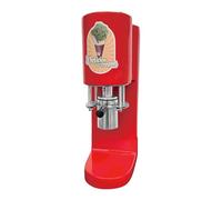 Ice Cream Pasta Maker Machine - Versatile Ice Cream & Pasta Press - Includes 4 SD Molds, Ideal for Ice Cream Shops, Bakeries, Multi-Functional Restaurants & Brand Pop-Up Stores(Red)