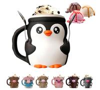Ice Cream Pint Holder, Highland Cow Ice Pint Holder Cover with Handle, Cute Animal ICES Creams Cooler Container Leak Proof Popsicle Cozy Beer Can Cup, Highland Cow Lover Gifts