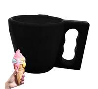 Ice Cream Pint Mug, Portable Dessert Tub With Handle, Ice Cream Pint Containers Anti Freeze Cups Holder for Home Family Gathering Parties Picnic