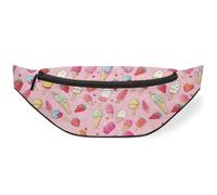 Ice Cream Popsicle Waist Bag Pack for Women Men Kids Girls Boys Fanny Pack Bumbags Pouch Purses Belt Bag for Travel Sport Running