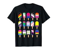 Ice Cream Rainbow Flag Funny LGBT Gay Lesbian Pride LGBTQ T-Shirt