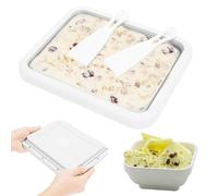Ice Cream Roll Maker, DIY Rolled Ice Cream Makers Kit with 2 Scrapers, Frozen Yogurt Maker Tray for DIY Fun Family Activity, Instant Cold Plate for Cone, Yogurt, Gelato and Sorbet at Home(Large)