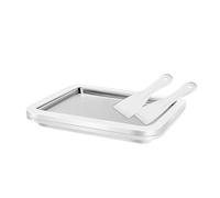 Ice Cream Roller Maker Pan Ice Cream Maker Pan with 1 Scraper Instant Rolled
