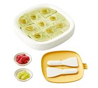 Ice Cream Roller,with Lid and 2 Spatulas - Ice Cream Roll Maker | for Homemade DIY Desserts, Yogurt, Fruit Sorbet, Family Gatherings, Parties, DIY Parent-Child Time