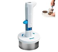 Ice Cream Sandwich Maker Tool, 1 Piece Ice Cream Sandwich Maker Tool, One-Handed Scoop Mold, Kitchen Dessert Tool for Making Sandwich Ice Cream, Kitchen, Dessert Shop, Blue and White