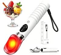 Ice Cream Scoop, 20cm/7.8in Heated Ice Cream Scoop with LED Display, Icecream Scoop with 4-Level Adjustable Heats- 100/120/140/160℉, Detachable ice Cream Scoops for Hard Ice Cream, Gelato, Sorbet