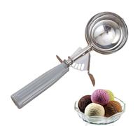 Ice Cream Scoop - Cookie Dough Scooper, Stainless Steel Scooping Tool | Multi-Purpose Kitchen Scoop for Baking, Fruit, Watermelon Serving, Household Use with Trigger Release
