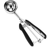 Ice Cream Scoop, Cookie Scoop, 5.3 Tbsp/ 80 ml/ 2.7 oz Cookie Scoops for Baking, 18/8 Stainless Steel Cookie Scooper for Baking, Ice Cream Scooper with Trigger Release, Cookie Dough Scoop