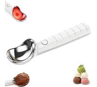 Ice Cream Scoop Heated,Rechargeable Ice Cream Scoops,Electric Heated Scoop,Waterproof Heating and Thawing Spoon,with 2-Level, Adjustable Heats Up to 70°C(A)