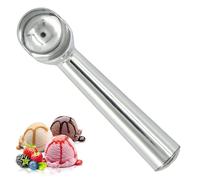 Ice Cream Scoop Icecream Scoop i e Cream Scoop Nonstick Anti-Freeze One Piece Aluminum Scooper Spoon, Heavy Duty Gelato, Cookie Dough, Sorbet, Almond, Melon Balls（Large）