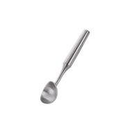 Ice Cream Scoop, Stacks Ice Cream Digger Non-Stick Fruit Ball Maker Watermelon Tool(Silver)