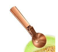 Ice Cream Scoop, Stainless Steel Dispenser, Ergonomic Trigger Handle, Heavy-Duty Baller, 7.56 x 2.24 Inches Non-Slip Grip, Versatile Kitchen Tool for Watermelon, Buffet, Party