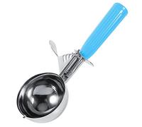 Ice Cream Scoop - Stainless Steel Ice Cream Scoop with Plastic Handle, Equipped with a Release Lever Include Size 3.14inch, 2.83inch, 2.56inch,2.17inch,2.05inch,1.65inch,etc(Blue(5.7cm))