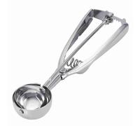 Ice Cream Scoop Stainless Steel Scoop with 4cm Diameter Mirror Polished Rustproof Ergonomic Handle for Home Restaurant Ice Cream Parlour Melon Sorbet Meat Fruit (4CM)