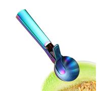 Ice Cream Scoop, Stainless Steel with Trigger Trigger for the Kitchen, Ice Scoop, for Dessert, Buffet, Party, Kitchen, Home, Dough, Sweets, Popcorn, Watermelon and