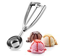 Ice Cream Scoop with Easy Trigger - Large Size 2.0in/5.0cm Cookie Scoop Ice Cream Scoop with Trigger for Mash Potato Cupcake Mix Cookie Dough Mellon Balls