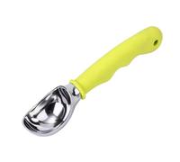 Ice Cream Scoop with Non-Slip Handle, Stainless Steel Desserts Scoop, Baking Desserts Spoon, for Ice Cream Making, Processing and Eating Light Green