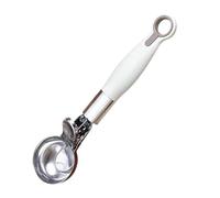 Ice Cream Scooper, Pressable Serving Baller, Non-Stick Scoop